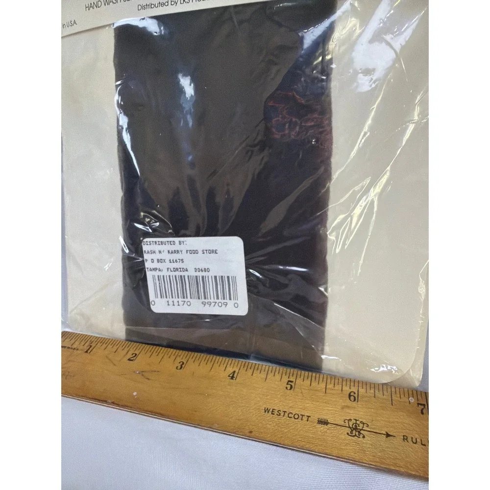 Lenita Ultra Sheer Sandalfoot Pantyhose Women Size B Blck 100% Nylon Vintage USA